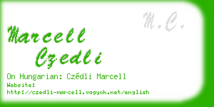 marcell czedli business card
